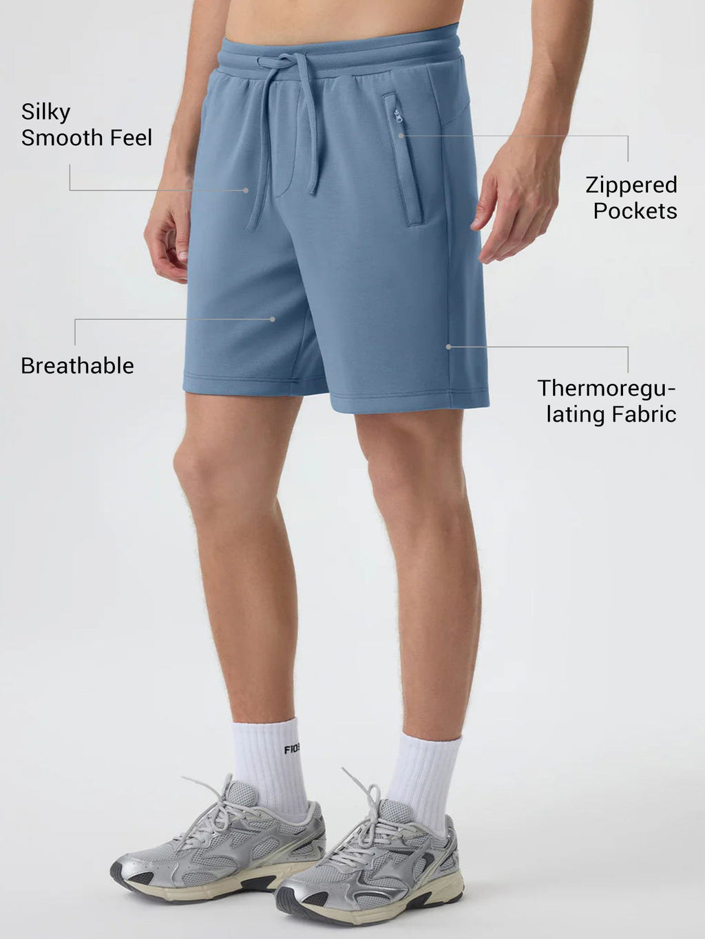 Modal Blend Casual Short 8"